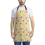 Pastel Macaron Pattern Print Apron