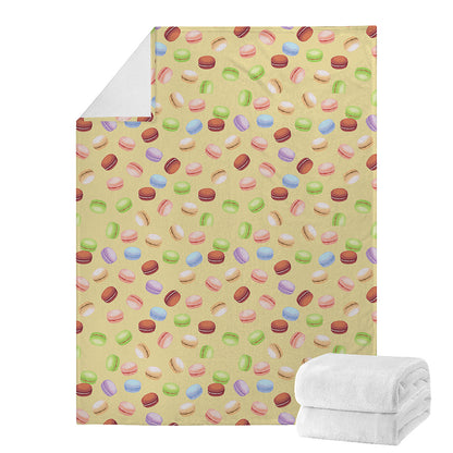 Pastel Macaron Pattern Print Blanket