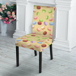 Pastel Macaron Pattern Print Dining Chair Slipcover