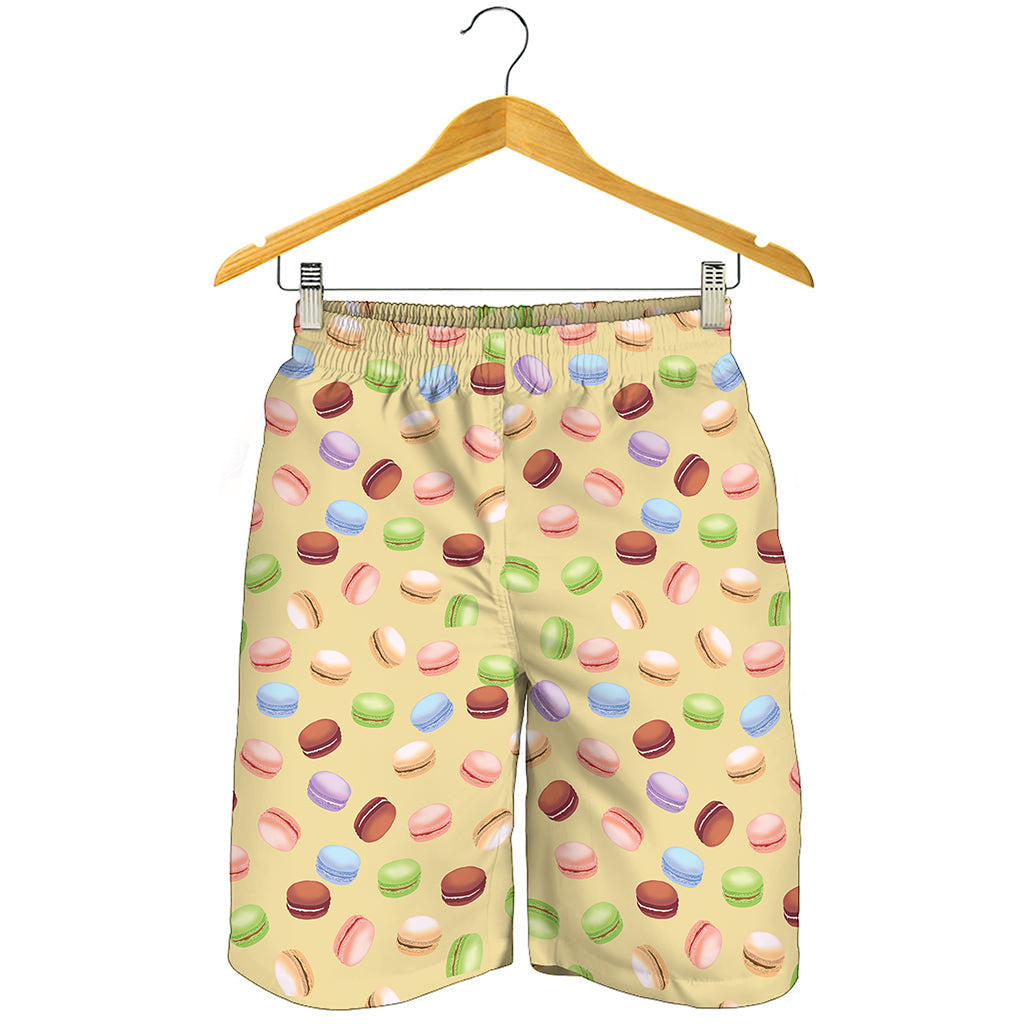 Pastel Macaron Pattern Print Men's Shorts