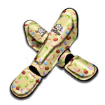 Pastel Macaron Pattern Print Muay Thai Shin Guard