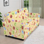 Pastel Macaron Pattern Print Sofa Cover