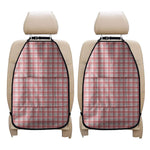 Pastel Madras Pattern Print Car Seat Organizers
