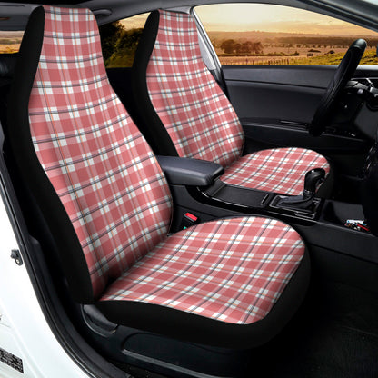 Pastel Madras Pattern Print Universal Fit Car Seat Covers
