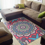 Pastel Mandala Bohemian Pattern Print Area Rug GearFrost