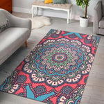 Pastel Mandala Bohemian Pattern Print Area Rug GearFrost