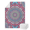 Pastel Mandala Bohemian Pattern Print Blanket