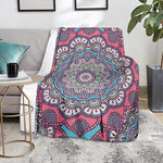 Pastel Mandala Bohemian Pattern Print Blanket