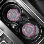 Pastel Mandala Bohemian Pattern Print Car Coasters
