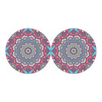 Pastel Mandala Bohemian Pattern Print Car Coasters