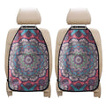 Pastel Mandala Bohemian Pattern Print Car Seat Organizers