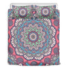 Pastel Mandala Bohemian Pattern Print Duvet Cover Bedding Set