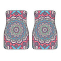 Pastel Mandala Bohemian Pattern Print Front Car Floor Mats