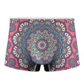 Pastel Mandala Bohemian Pattern Print Men's Boxer Briefs