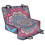 Pastel Mandala Bohemian Pattern Print Pet Car Back Seat Cover