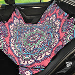 Pastel Mandala Bohemian Pattern Print Pet Car Back Seat Cover