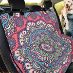 Pastel Mandala Bohemian Pattern Print Pet Car Back Seat Cover