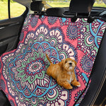 Pastel Mandala Bohemian Pattern Print Pet Car Back Seat Cover