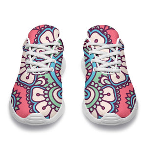 Pastel Mandala Bohemian Pattern Print Sport Shoes GearFrost