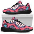 Pastel Mandala Bohemian Pattern Print Walking Shoes