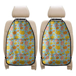 Pastel Maple Leaves Pattern Print Car Seat Organizers