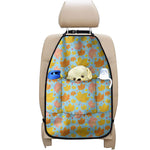 Pastel Maple Leaves Pattern Print Car Seat Organizers