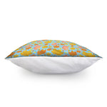 Pastel Maple Leaves Pattern Print Pillow Cover