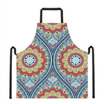 Pastel Ornament Mandala Print Apron