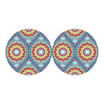 Pastel Ornament Mandala Print Car Coasters