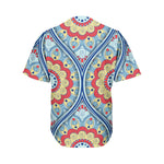 Pastel Ornament Mandala Print Men's Baseball Jersey