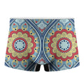 Pastel Ornament Mandala Print Men's Boxer Briefs