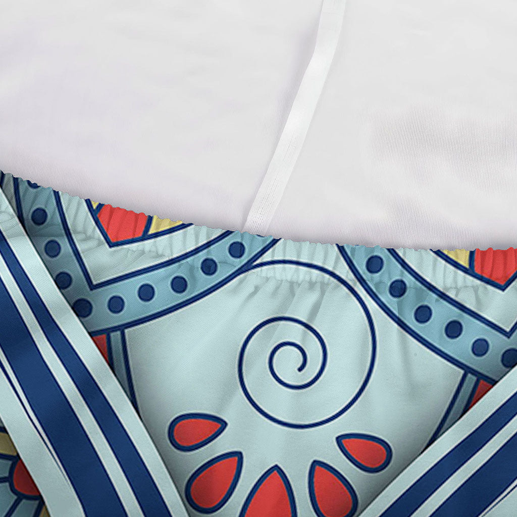 Pastel Ornament Mandala Print Sofa Cover