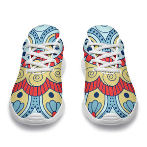 Pastel Ornament Mandala Print Sport Shoes GearFrost