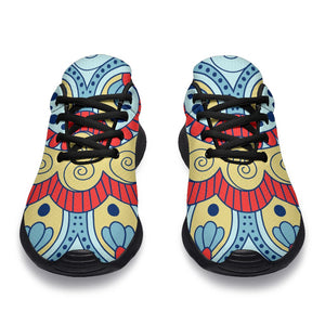 Pastel Ornament Mandala Print Sport Shoes GearFrost