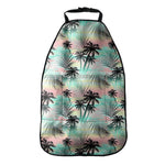 Pastel Palm Tree Pattern Print Car Seat Organizers