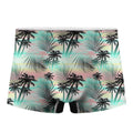 Pastel Palm Tree Pattern Print Men's Boxer Briefs