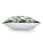 Pastel Palm Tree Pattern Print Pillow Cover