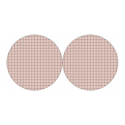 Pastel Pink And Black Tattersall Print Car Coasters