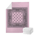 Pastel Pink Bandana Blanket