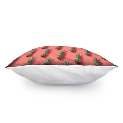 Pastel Pink Pineapple Pattern Print Pillow Cover