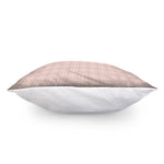 Pastel Pink Tattersall Pattern Print Pillow Cover