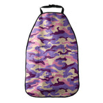 Pastel Purple Camouflage Print Car Seat Organizers