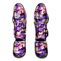 Pastel Purple Camouflage Print Muay Thai Shin Guards