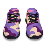 Pastel Purple Camouflage Print Sport Shoes GearFrost