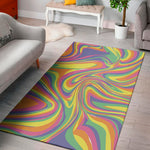 Pastel Rave Print Area Rug