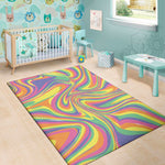 Pastel Rave Print Area Rug
