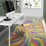 Pastel Rave Print Area Rug