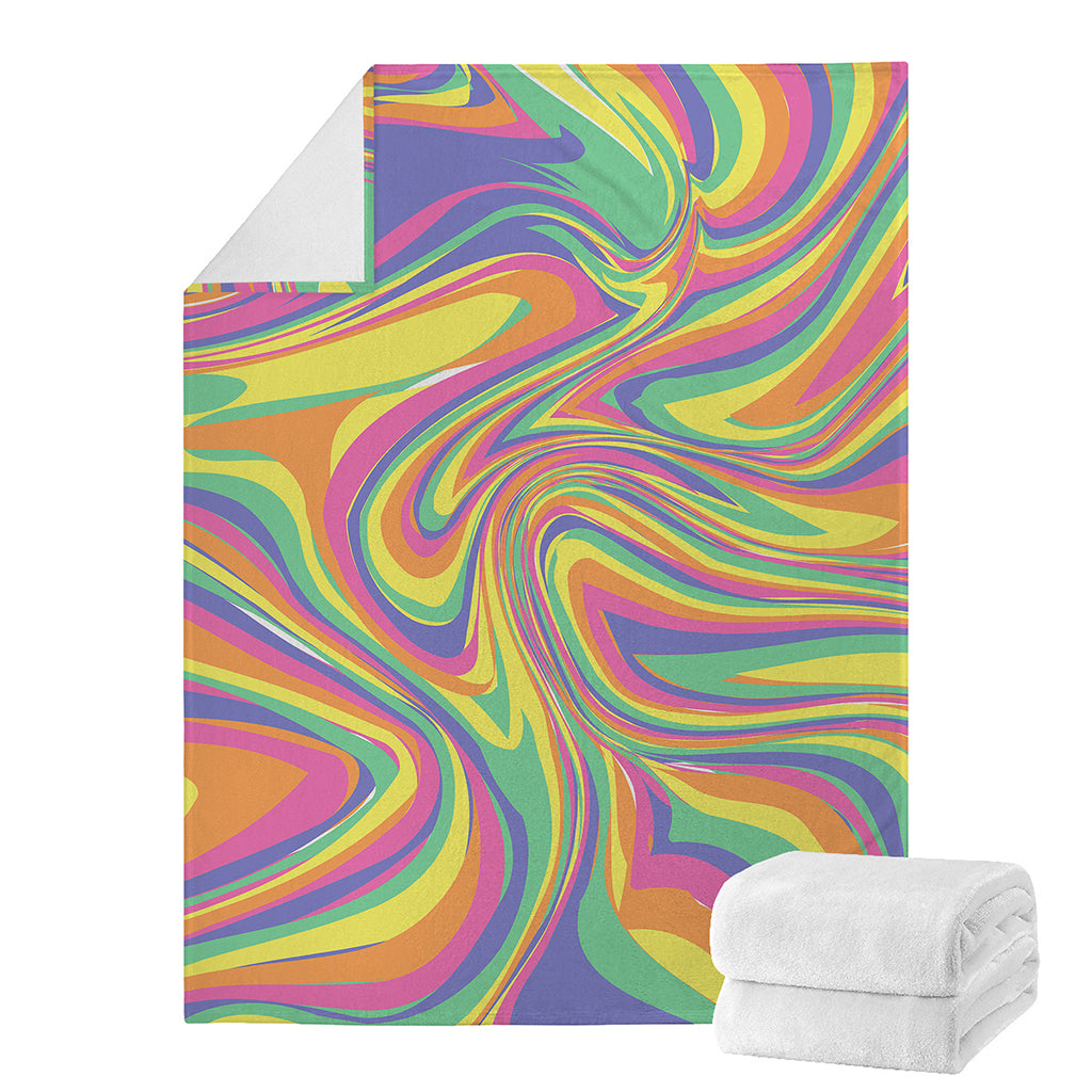 Pastel Rave Print Blanket