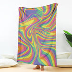 Pastel Rave Print Blanket