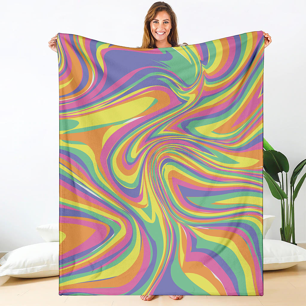 Pastel Rave Print Blanket